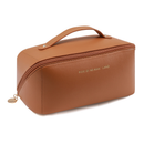 Necessaire Organizadora Feminina para Viagem em PU Premium | Porta Maquiagem e Cosméticos – Skin Glow