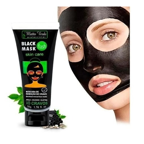 Mascara Bisnaga Black Mask Flash Matto Verde Xo Cravos
