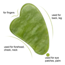 Kit Rolo de Jade + Gua Sha Original para Massagem Facial e Lifting Natural – Skin Glow