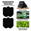 Máscara Adesivo Removedor de Cravos a Base de Carvão de Bambu Limpeza Profunda dos Poros