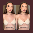 Sutiã Adesivo Invisível Silicone Push Up Sem Alça Toda Up | Costas Nua Decote Perfeito