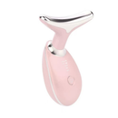 Massageador Facial e de Pescoço LED com Aquecimento e Vibração Rejuvenescedora Anti-Rugas – Skin Glow