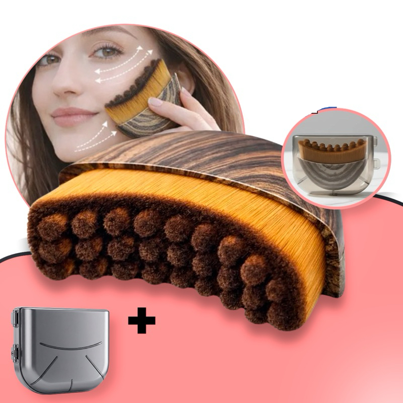 Escova De Massagem De Drenagem Linfática Ergonômica Macia Para Contorno Facial E Mandíbula escova lifting facial