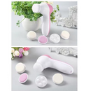 Escova Elétrica Limpeza Massageadora Facial Esfolia ção 5-em 1 / Aparelho de Limpeza Esfoliação