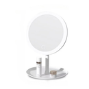 Espelho LED de Mesa com Luz 3 Cores Recarregável USB e Bandeja Porta Maquiagem – Skin Glow