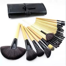 Kit 32 Peças Conjunto De Pincéis De Maquiagem Para Pó Sombra Delineador Lábios com estojo
