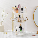 Organizador de Maquiagem Giratório – Suporte Multiuso 2/3 Andares p/ Cosméticos e Perfumes